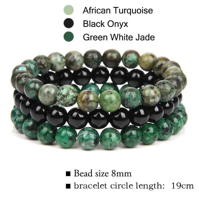 Crystal Bracelets (various types of stone beads)