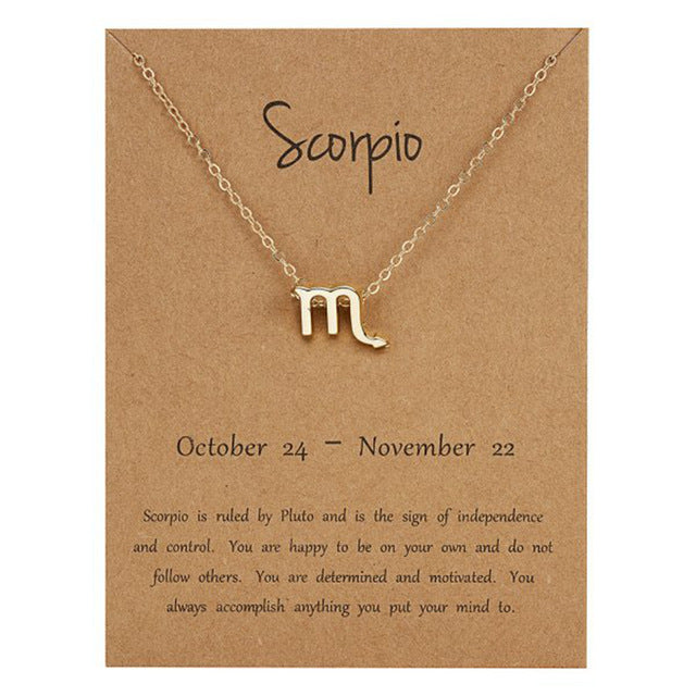 Zodiac Sign Necklace