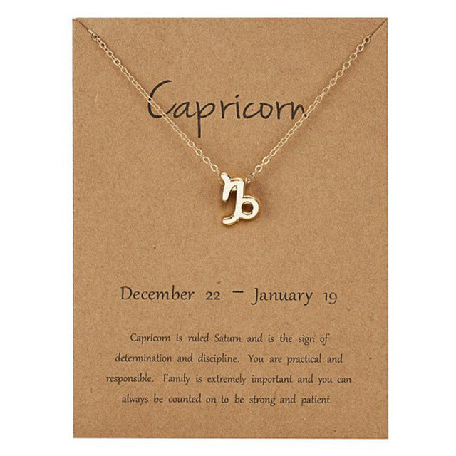Zodiac Sign Necklace