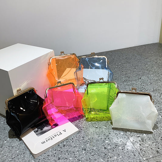 Jelly Bag with Crossbody Chain