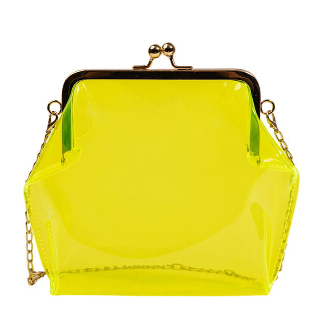 Jelly Bag with Crossbody Chain
