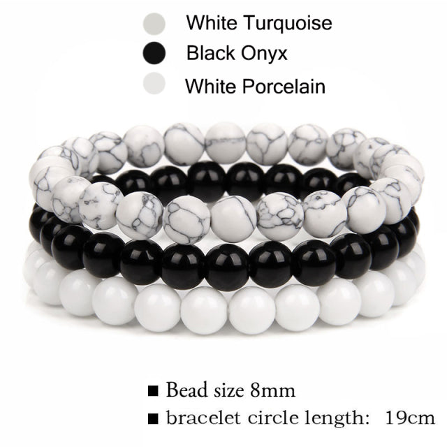 Crystal Bracelets (various types of stone beads)