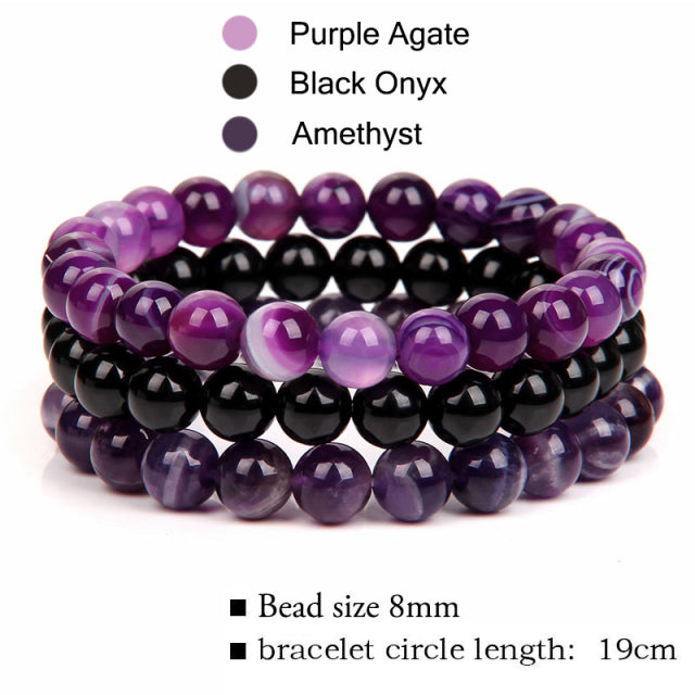 Crystal Bracelets (various types of stone beads)