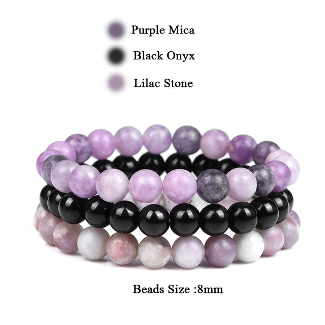 Crystal Bracelets (various types of stone beads)
