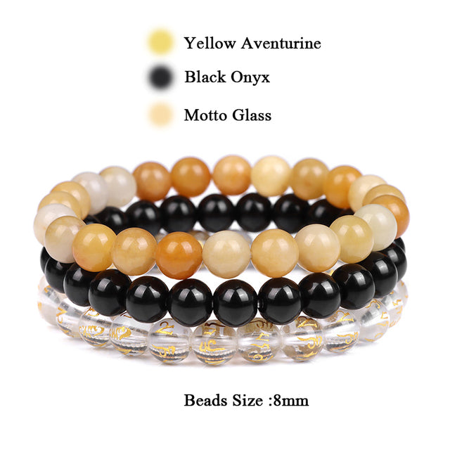Crystal Bracelets (various types of stone beads)