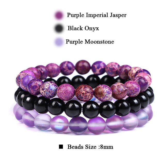 Crystal Bracelets (various types of stone beads)