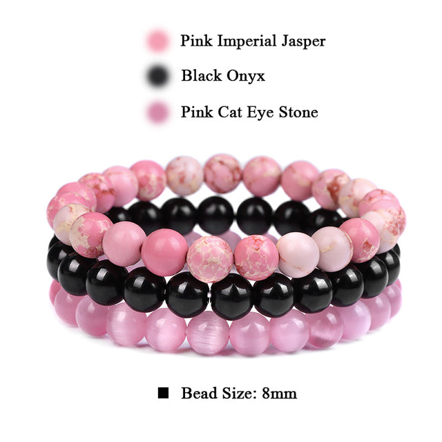 Crystal Bracelets (various types of stone beads)