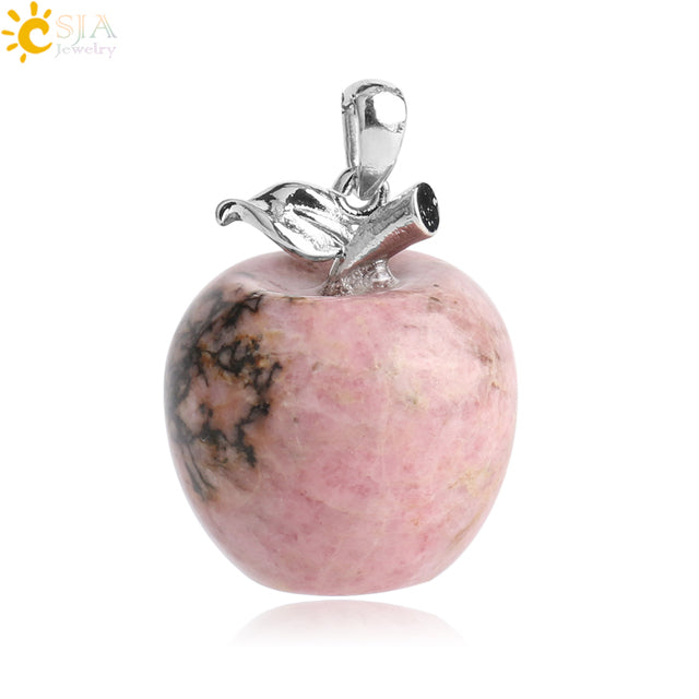 Apple Crystal Pendant