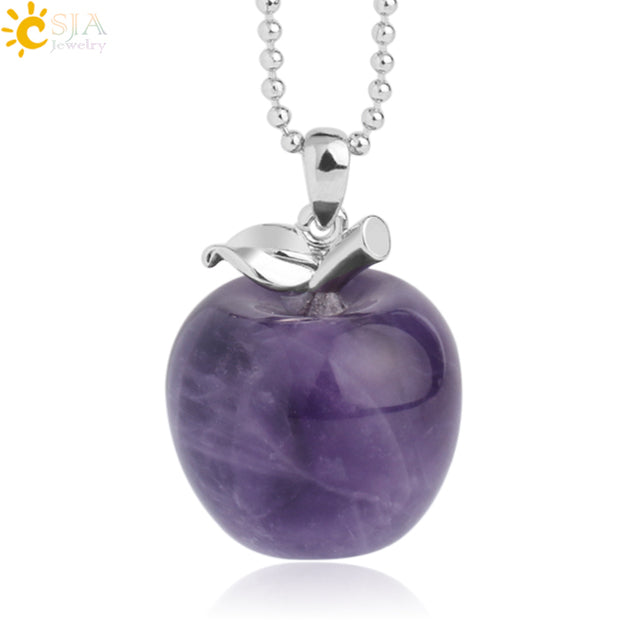 Apple Crystal Pendant