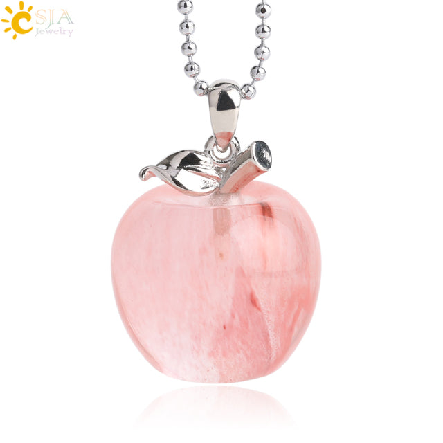 Apple Crystal Pendant