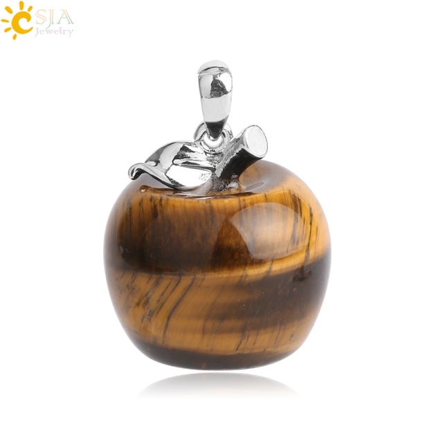 Apple Crystal Pendant