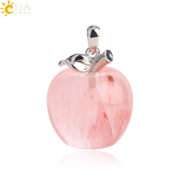 Apple Crystal Pendant