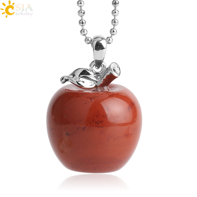 Apple Crystal Pendant