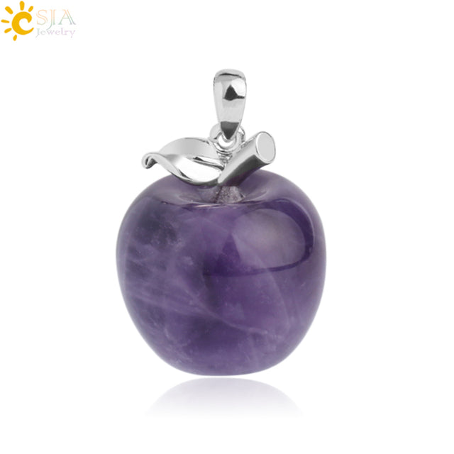 Apple Crystal Pendant