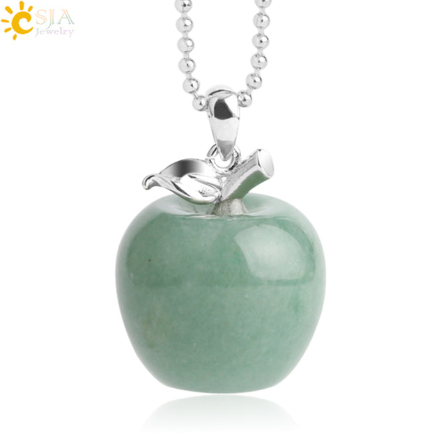 Apple Crystal Pendant