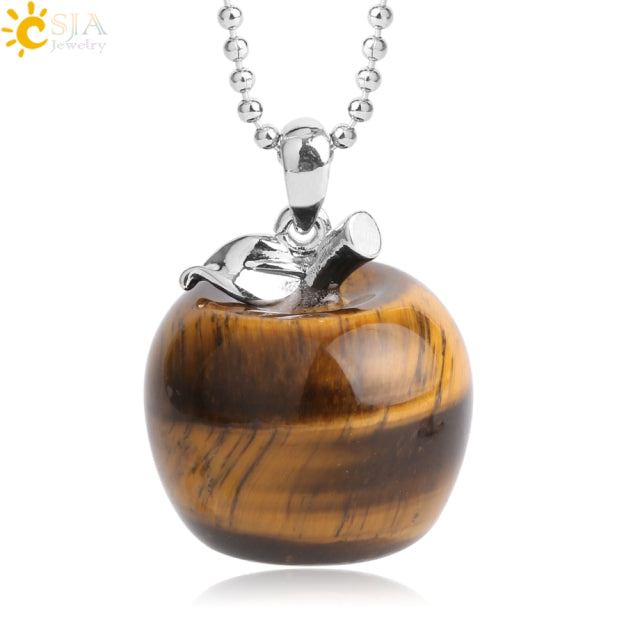 Apple Crystal Pendant