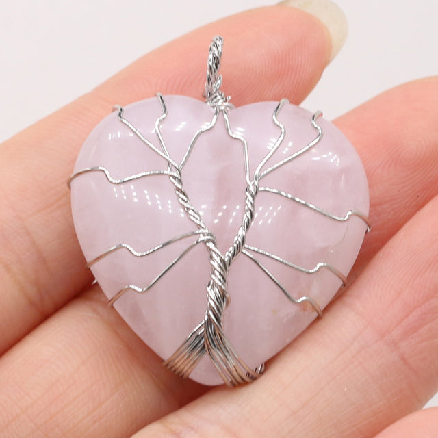 Tree of Life Heart Shaped Pendants