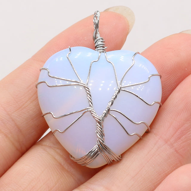 Tree of Life Heart Shaped Pendants