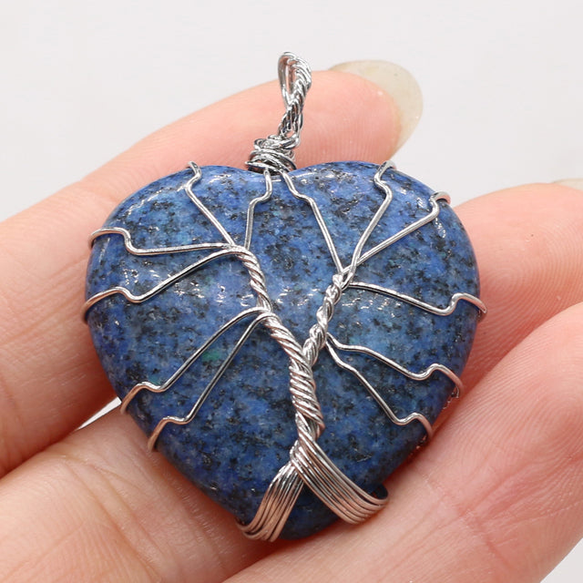 Tree of Life Heart Shaped Pendants