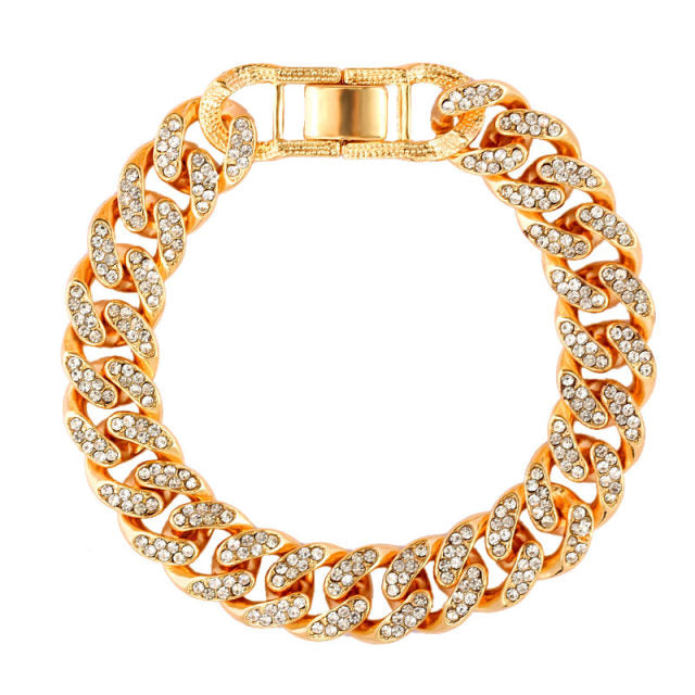 12 mm Cuban link bracelett
