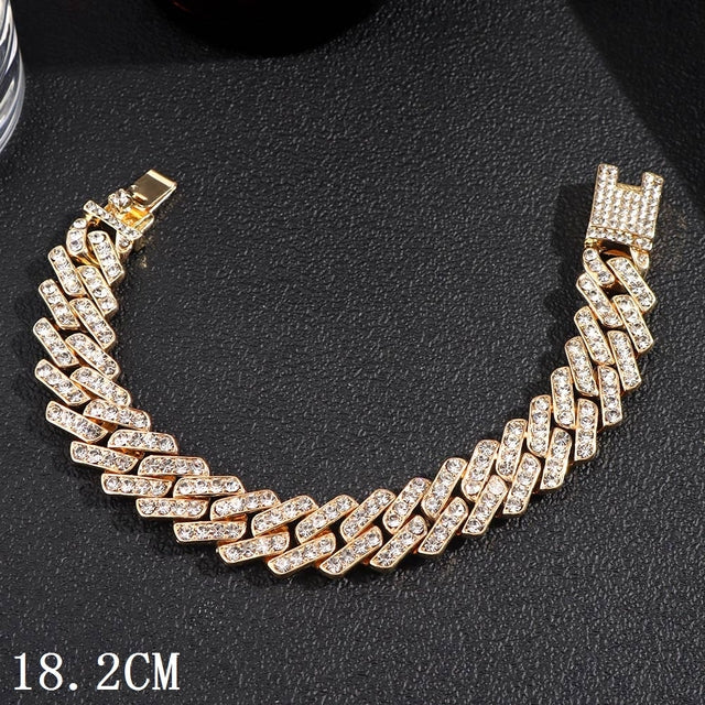 12 mm Cuban link bracelett
