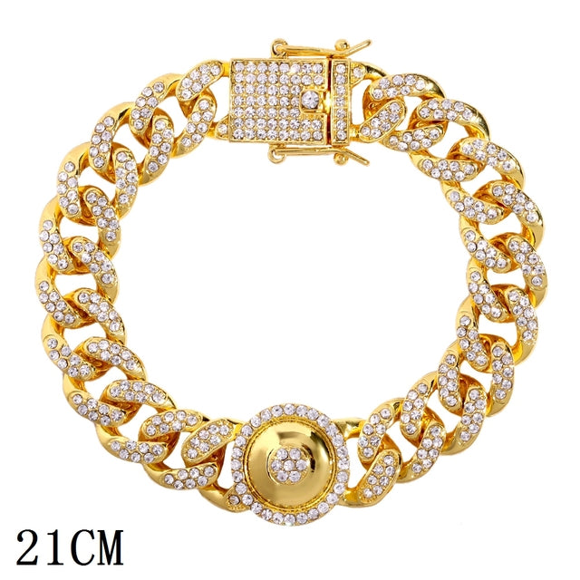 12 mm Cuban link bracelett