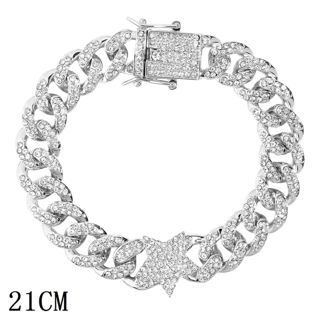 12 mm Cuban link bracelett