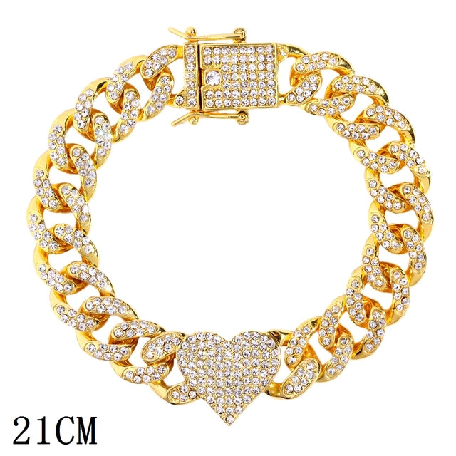 12 mm Cuban link bracelett