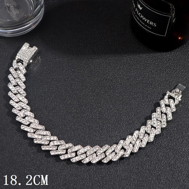 12 mm Cuban link bracelett