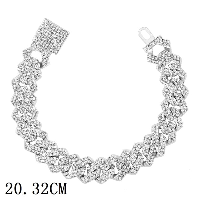 12 mm Cuban link bracelett