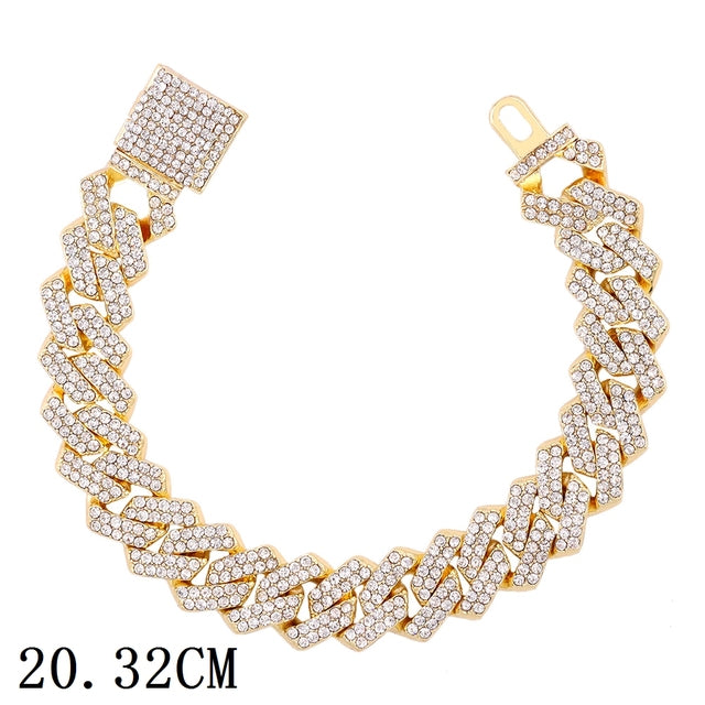 12 mm Cuban link bracelett