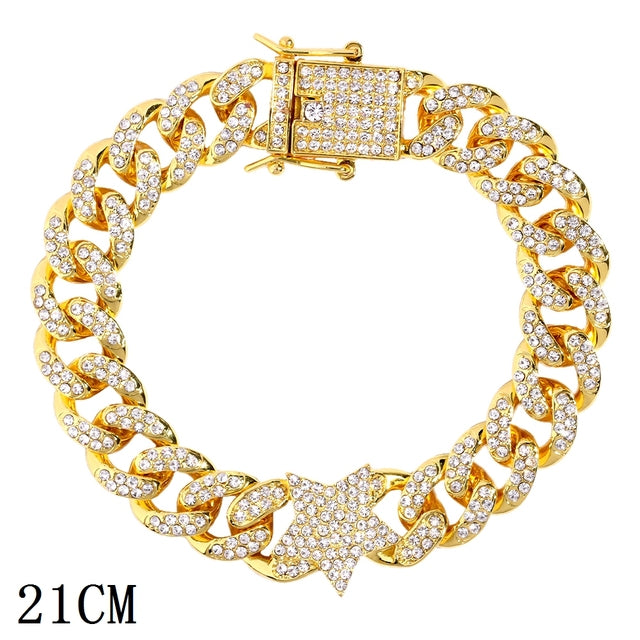12 mm Cuban link bracelett