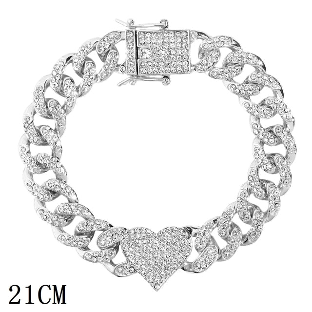 12 mm Cuban link bracelett
