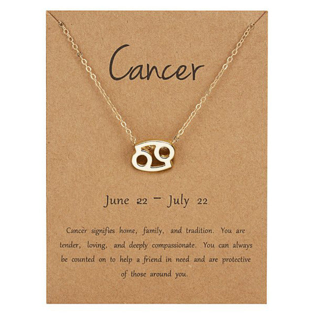 Zodiac Sign Necklace